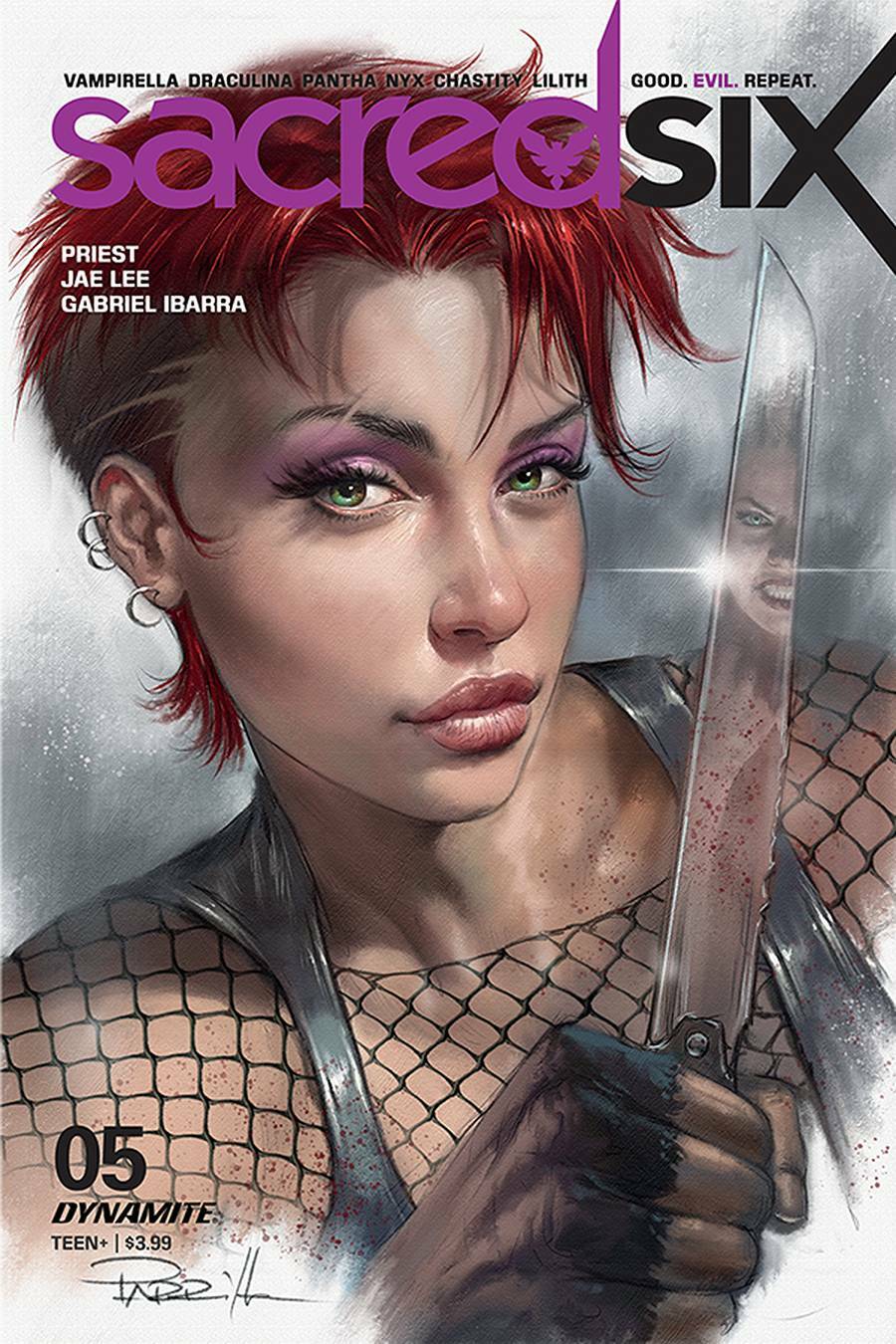 SACRED SIX DYNAMITE COMICS VAMPIRELLA DRACULINA PANTHA NYX CHASTITY YOU PICK!