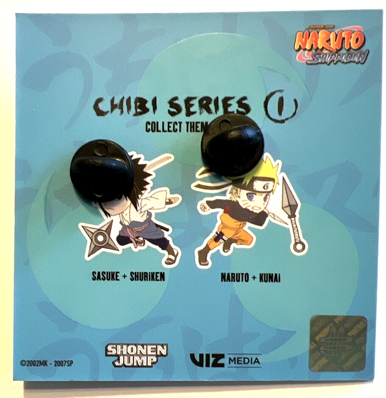 NATRUTO PINTRILL SASUKE UCHIHA CHIBI PIN COLLECTIBLE NEW