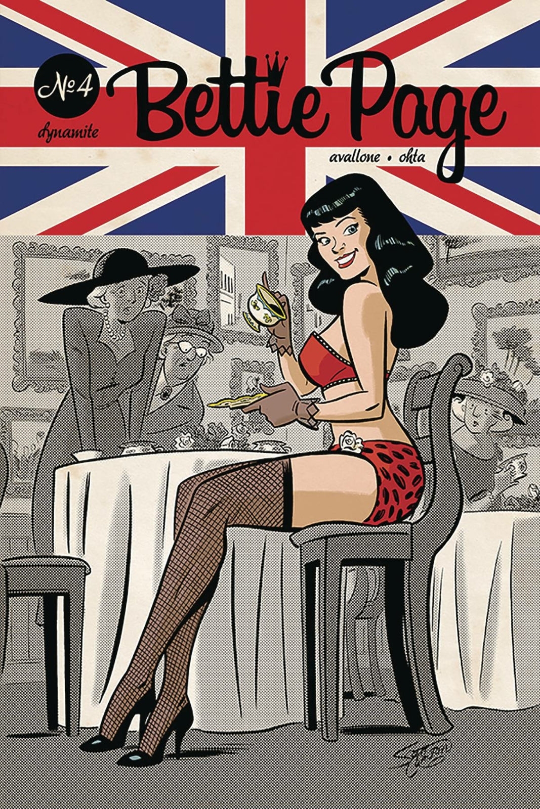 BETTIE PAGE #4 COVER B CHANTLER DYNAMITE NM 1ST PRINT 2019
