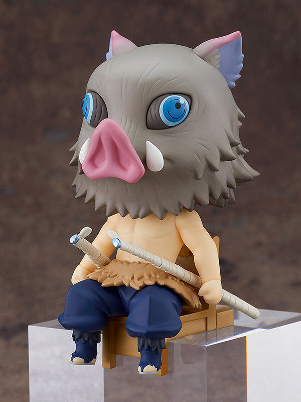 DEMON SLAYER KIMETSU INOSUKE HASHIBIRA NENDOROID SWACCHAO FIGURE GOOD SMILE NEW!