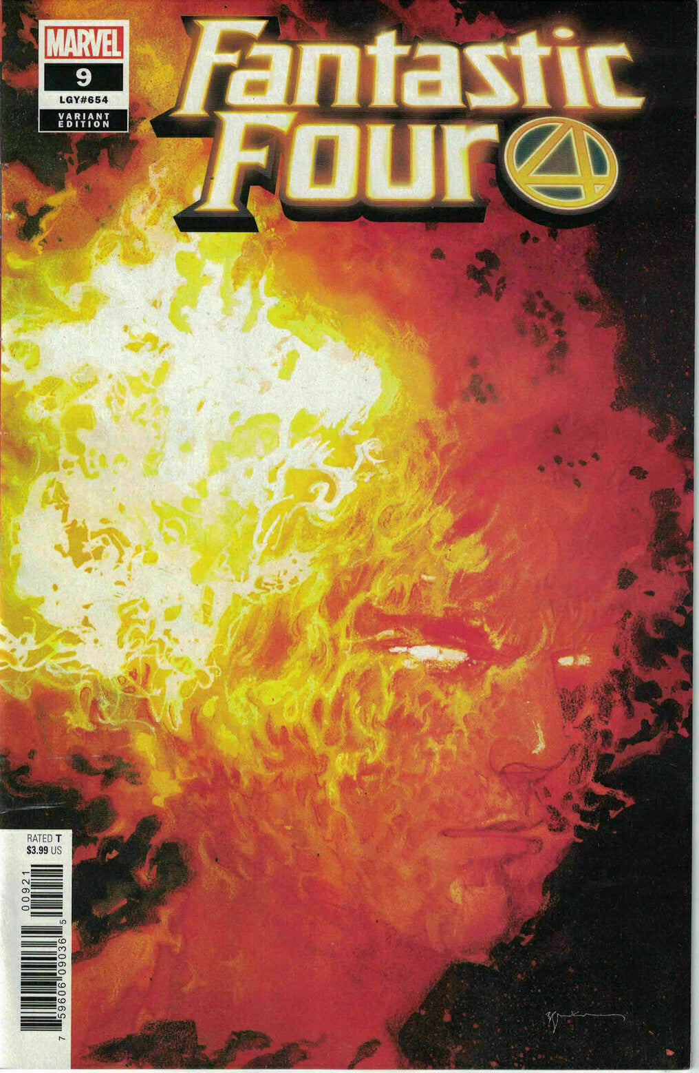 FANTASTIC FOUR #9 1:25 SIENKIEWICZ VARIANT NM 1ST PRINT MARVEL 2019