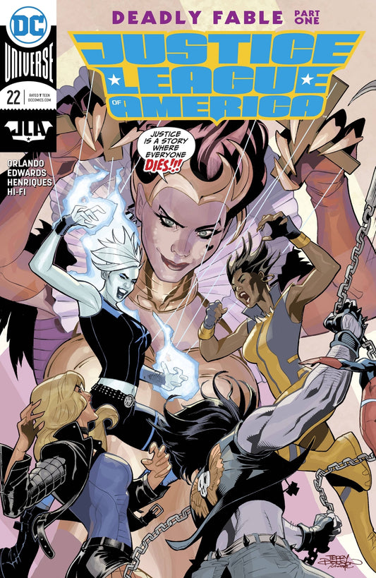 JUSTICE LEAGUE OF AMERICA #22 REBIRTH MAIN COVER NM 1ST PRINT DC 2018