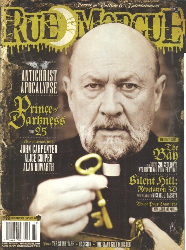 RUE MORGUE MAGAZINE NOVEMBER 2012 #128 DAVE ALEXANDER NM 1ST PRINT