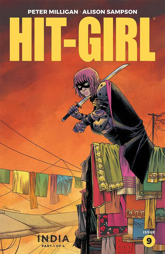 HIT-GIRL SEASON TWO #9 COVER A SHALVEY IMAGE NM 1ST PRINT 2019