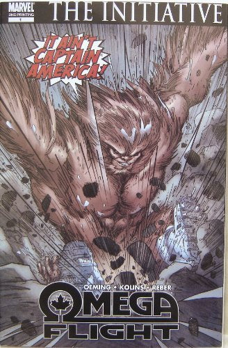 MARVEL COMICS 2ND PRINTING 2007 THE INITIATIVE OMEGA FLIGHT #1 OEM NM 2ND PRINT