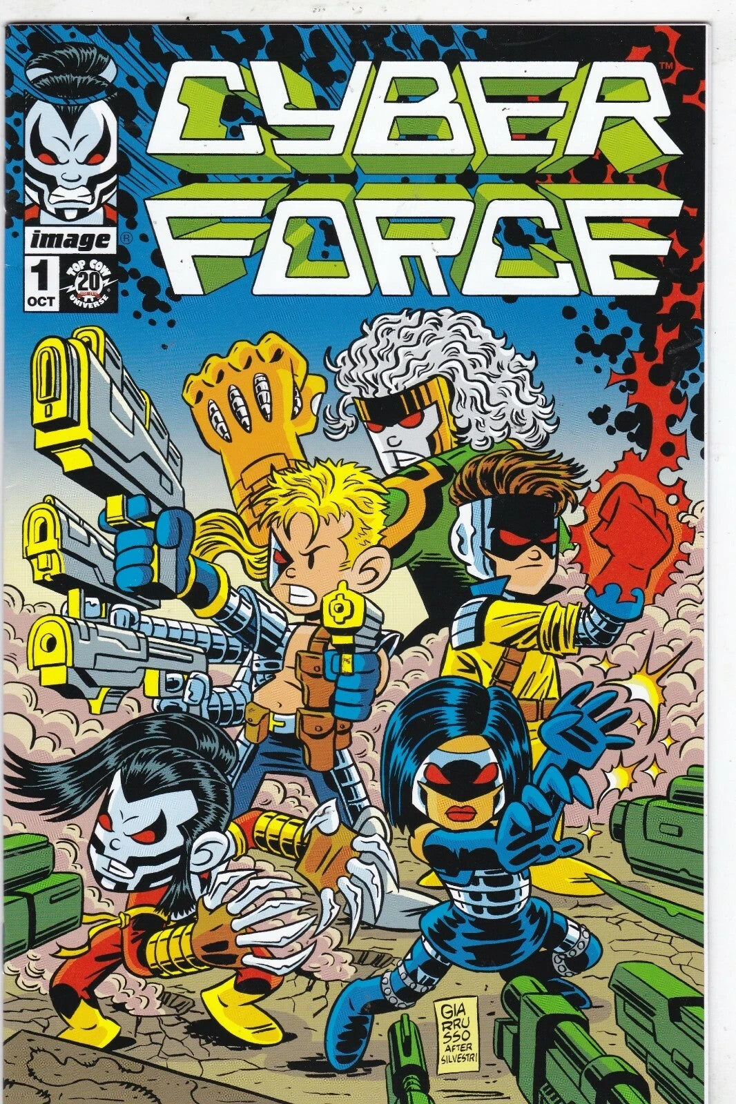 CYBERFORCE VOL 4 #1 GIARRUSSO COVER VARIANT IMAGE NM 1st PRINT 2012