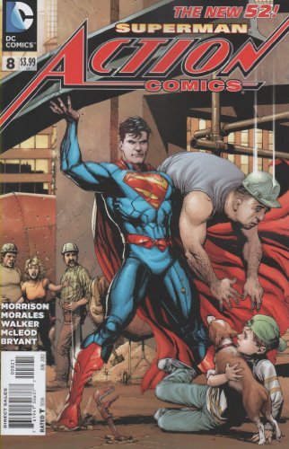 ACTION COMICS #8 GARY FRANK VARIANT MORRISON DC  NM FIRST PRINT