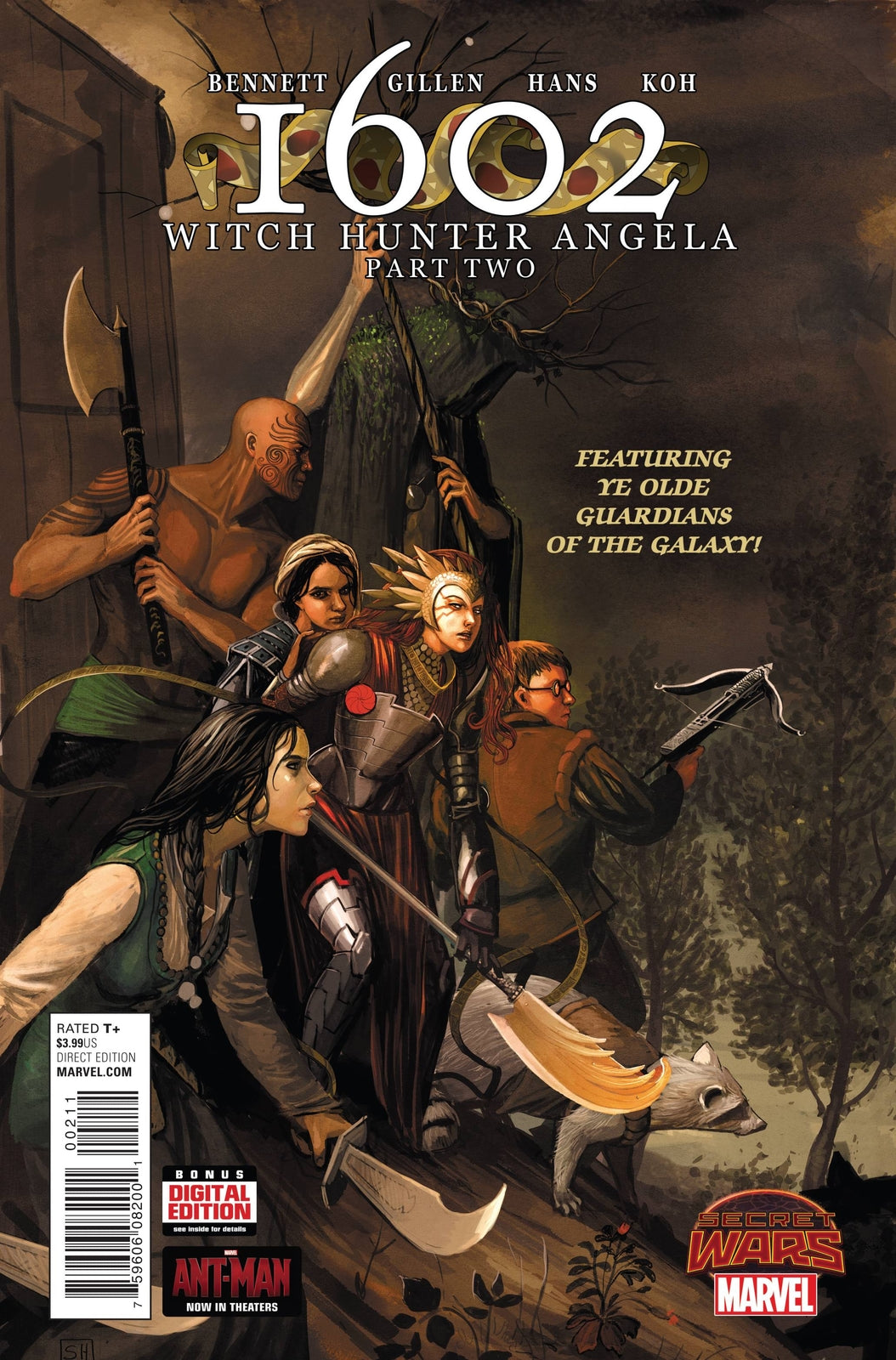1602 WITCH HUNTER ANGELA #2 Marvel  NM FIRST PRINT