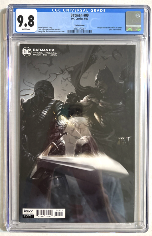 BATMAN #89 CGC 9.8 DC 2020 1st PUNCHLINE TYNION PAGULAYAN MATTINA VARIANT