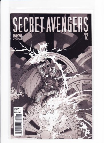SECRET AVENGERS #12 1:15 THOR GOES HOLLYWOOD VARIANT ED BRUBAKER A NM 1ST PRINT