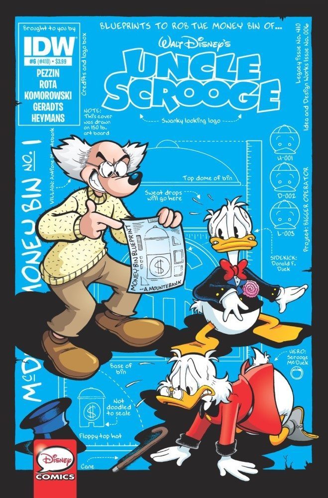 UNCLE SCROOGE #6 (#410) IDW DISNEY COMICS NM