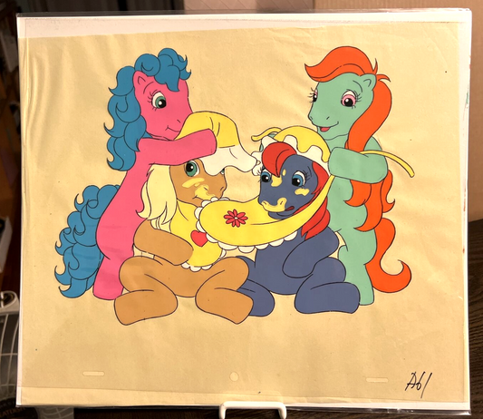 MY LITTLE PONY VINTAGE ANIMATION CEL PRODUCTION ART CARTOON 1986