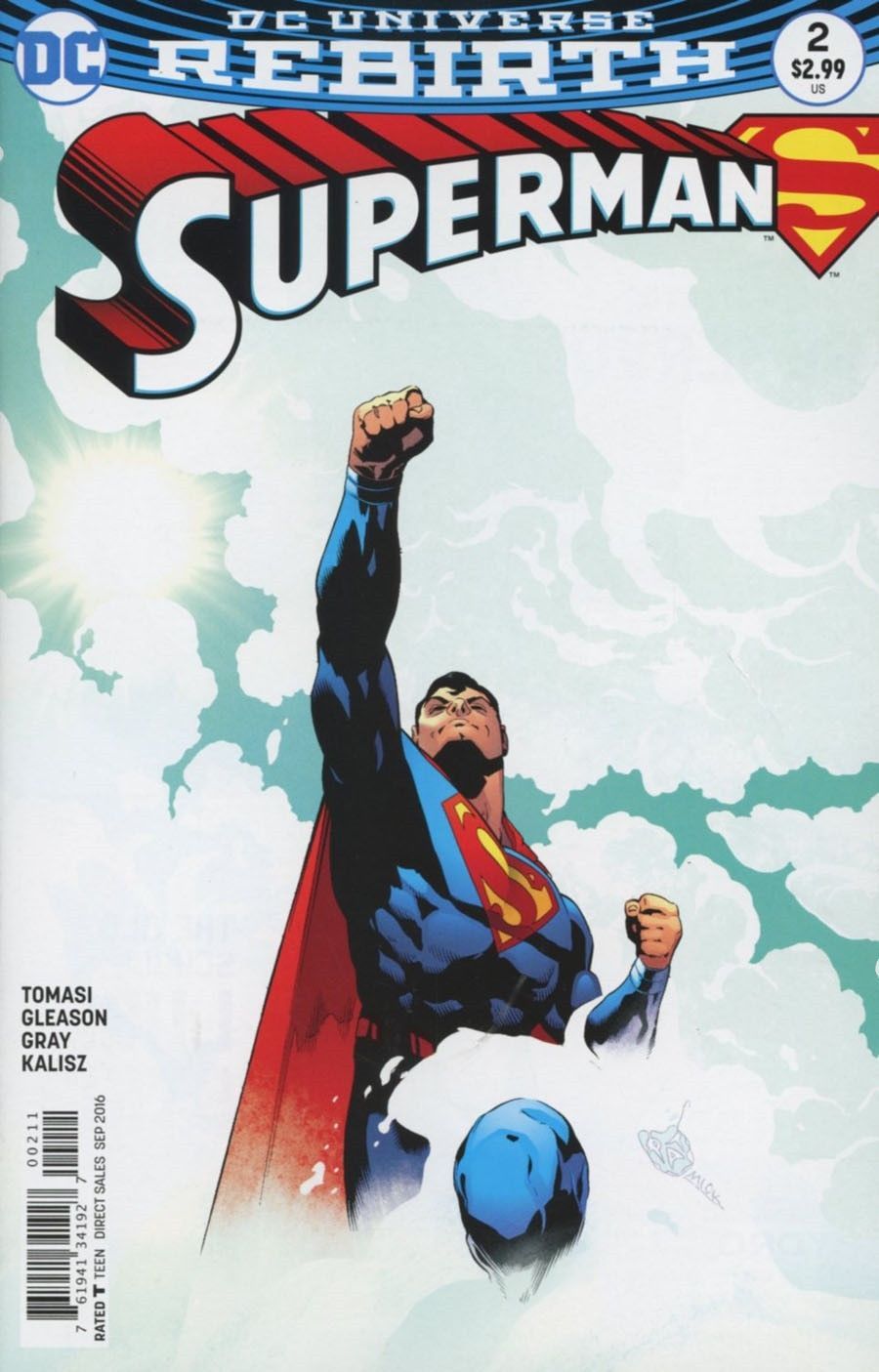 SUPERMAN #2 REBIRTH DC COMICS NM