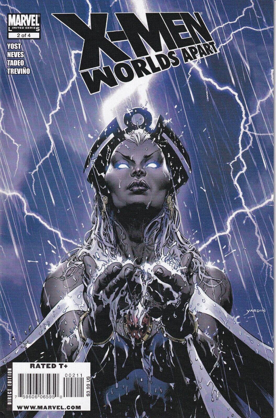 X-MEN WORRLD'S APART #2 MARVEL COMICS  2008 NM