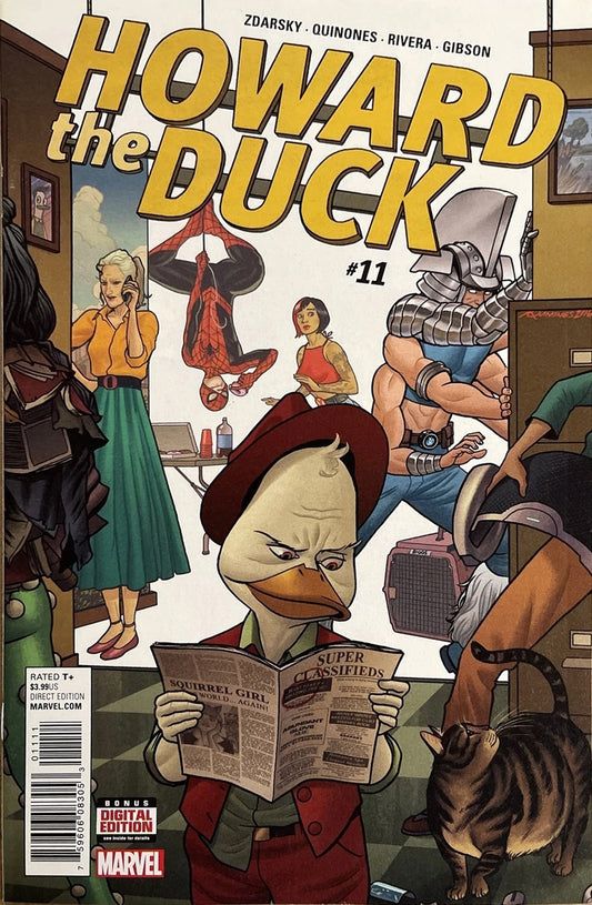 HOWARD THE DUCK #11 VF/NM 1ST PRINT 2016 MARVEL COMICS