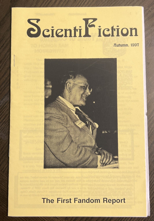 SCIENTIFICTION SCIENCE FICTION FANZINE AUTUMN 1997 RAY BEAM MARK SCHULZINGER