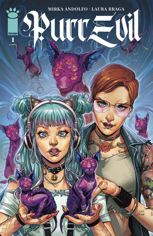 PURR EVIL #1 BRAGA COVER MIRKA ANDOLFO LAURA BRAGA IMAGE COMICS 2023