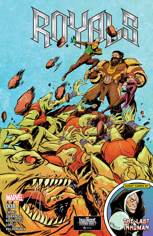 ROYALS #8 THE LAST INHUMAN! NHUMANS! MARVEL NM 1ST PRINT 2017