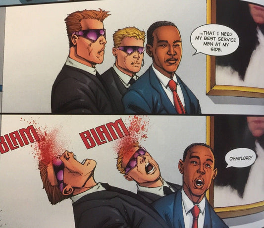 YOUNGBLOOD #9 IMAGE COMICS 2008 VF/NM OBAMA COVER AND STORY GRAPHIC VIOLENCE