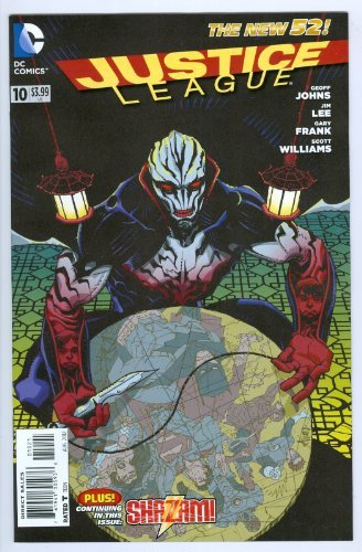 JUSTICE LEAGUE #10 CULLY HAMNER VARIANT JOHNS NM 1ST PRINT