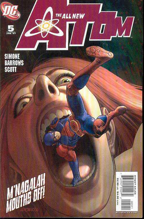 ALL NEW ATOM #5 GAIL SIMONE VFN/NM 1ST PRINT DC 2007