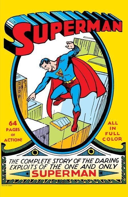 SUPERMAN #1 FACSIMILE EDITION ORIGIN OF SUPERMAN DC NM 2022
