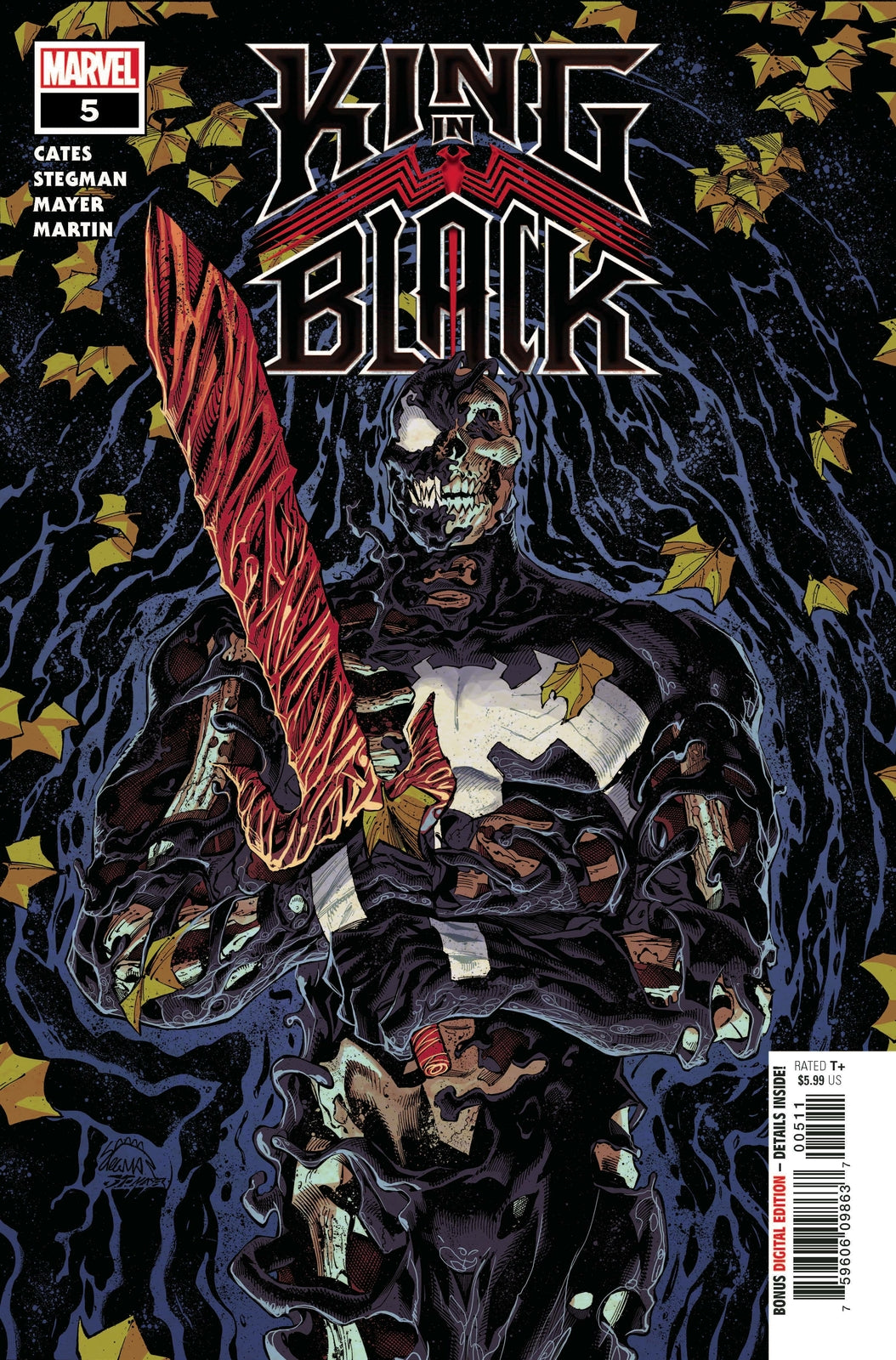KING IN BLACK #5 NM 1ST PRINT MARVEL 2021 MAIN COVER