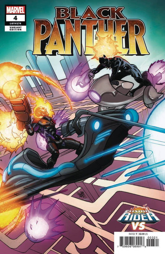 BLACK PANTHER #4 FERRY COSMIC GHOST RIDER VARIANT MARVEL NM