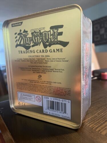 UPPER DECK YUGIOH 2006 TIN FRESH FROM CASE ELEMENTAL HERO NEOS SEALED