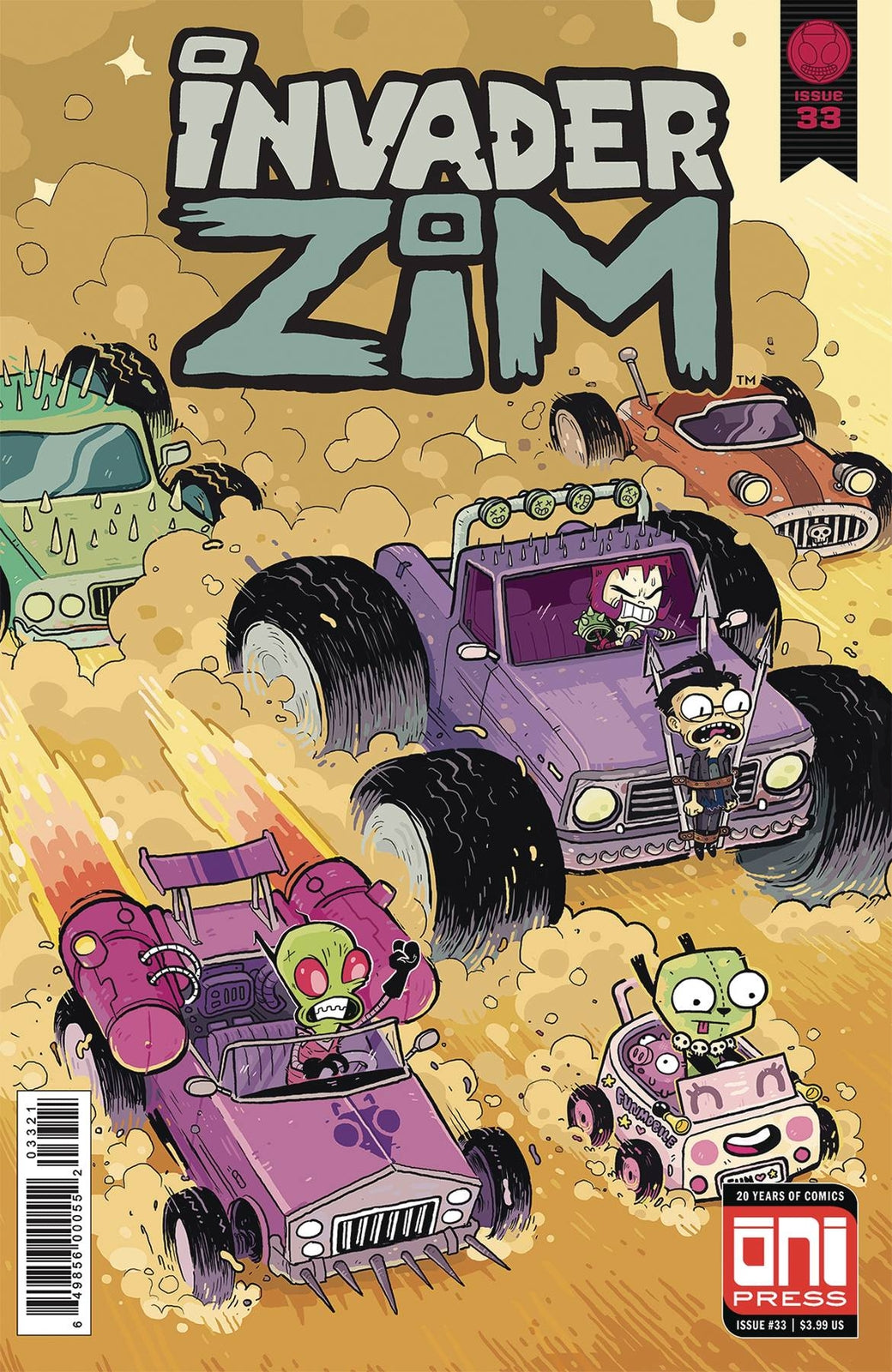 INVADER ZIM #33 COVER B HOWARD VARIANT ONI NM