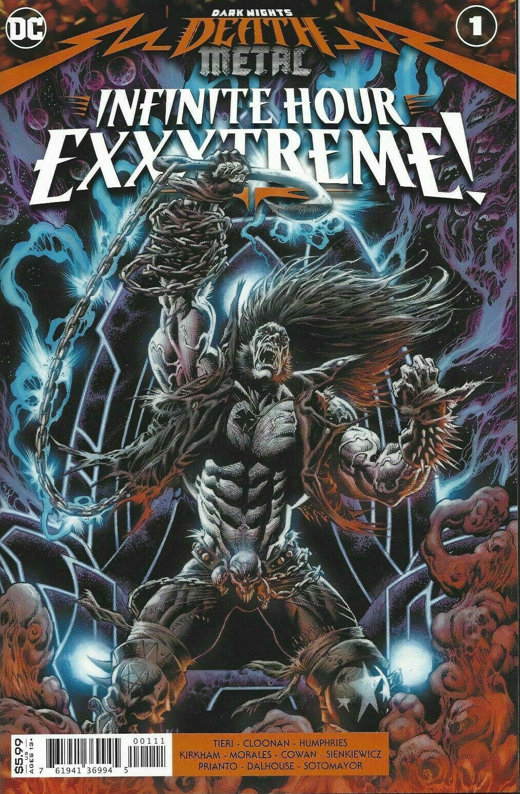 DARK NIGHTS DEATH METAL INFINITE HOUR EXXXTREME #1 DC LOBO 2021