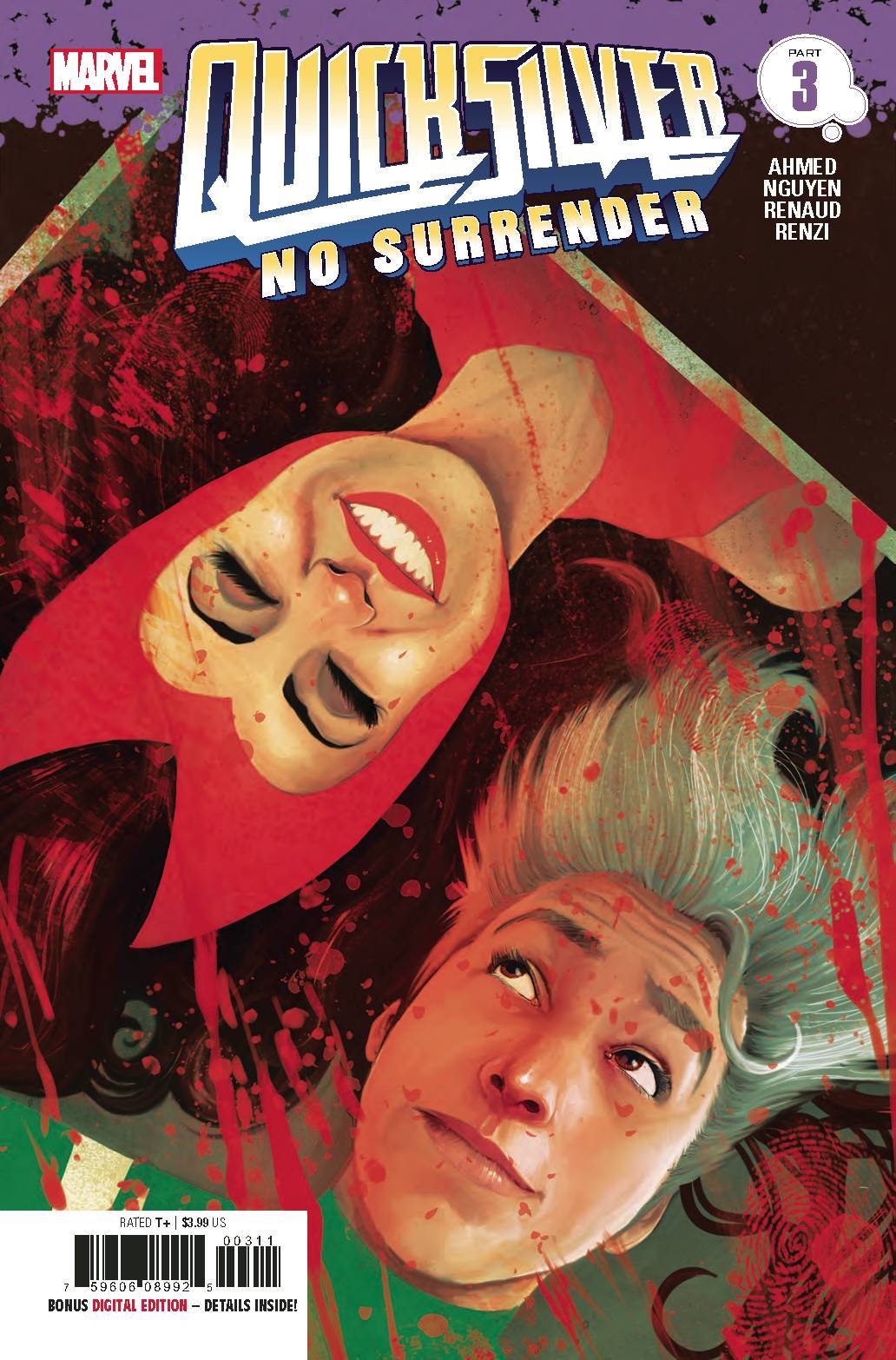 QUICKSILVER NO SURRENDER #3 OF 5 MARVEL NM