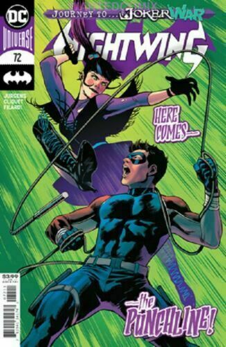 NIGHTWING #72 MAIN COVER DC NM 1ST PRINT 2020 PUNCHLINE JOKER WAR 1st PRINT