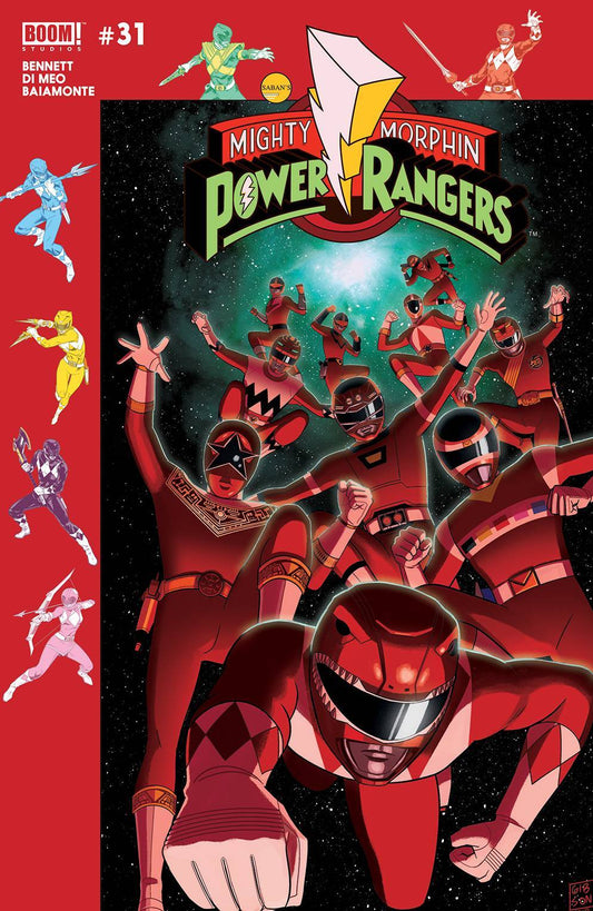 MIGHTY MORPHIN POWER RANGERS #31 SUBSCRIPTION GIBSON VARIANT BOOM! NM