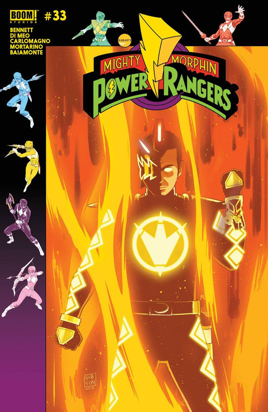 MIGHTY MORPHIN POWER RANGERS #33 GIBSON VARIANT BOOM! NM 1ST PRINT 2018