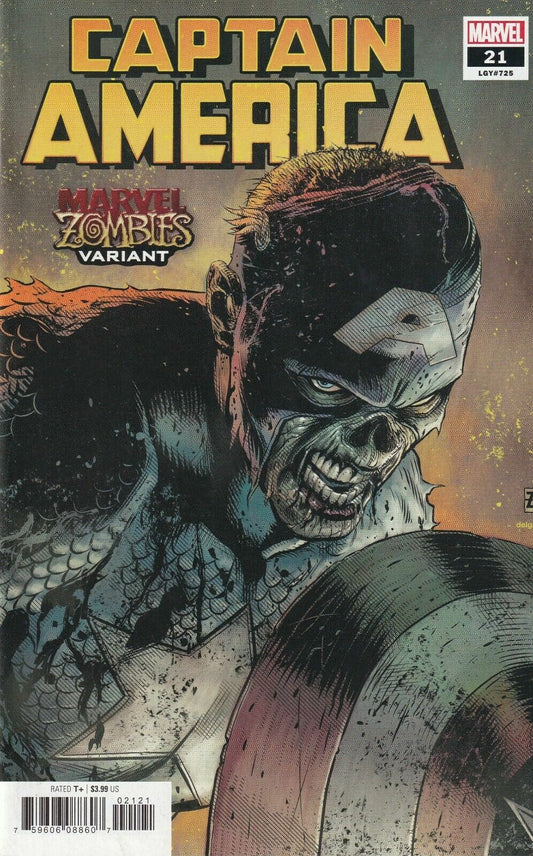 CAPTAIN AMERICA #21 MARVEL ZOMBIES VARIANT MARVEL NM MCU WHAT IF DISNEY+