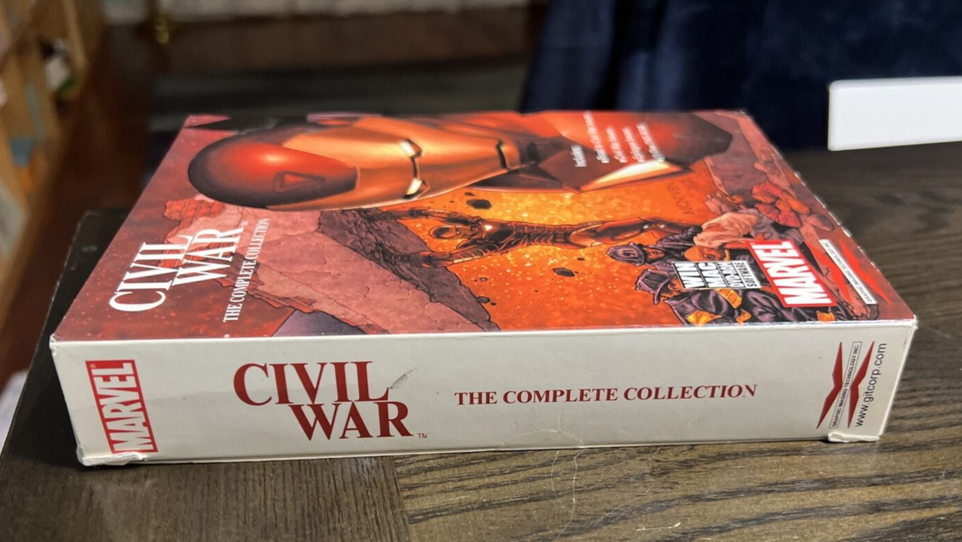MARVEL COMICS CIVIL WAR COMPLETE COLLECTION DVD-ROM RARE 2007 COOL!