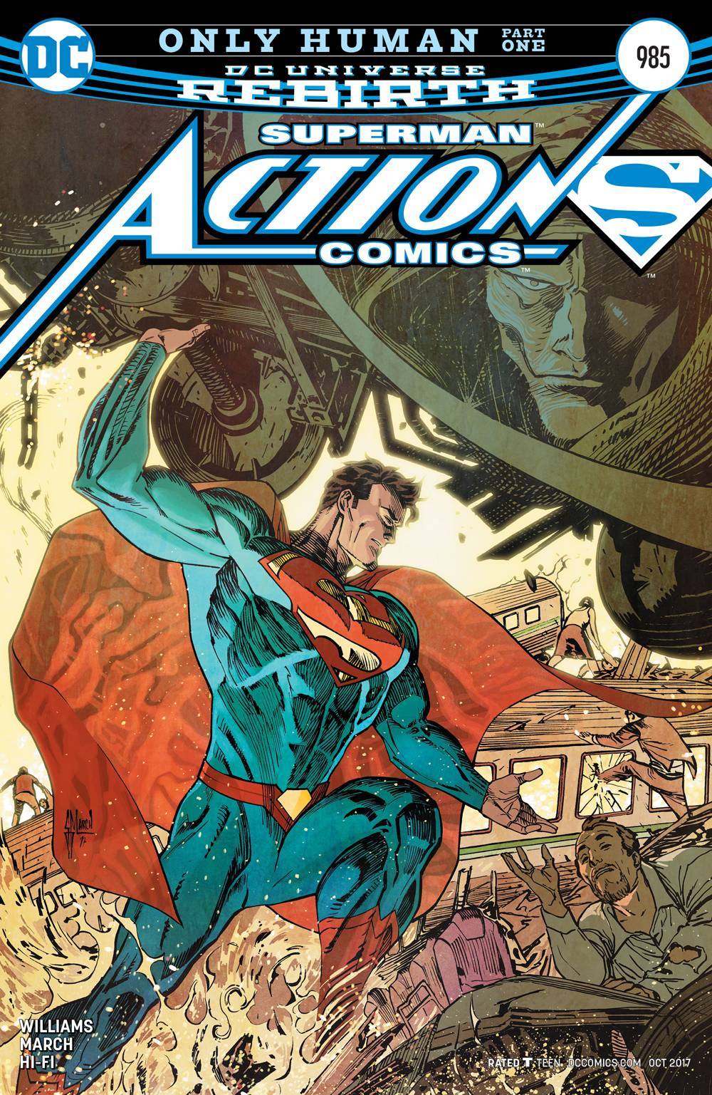 ACTION COMICS SUPERMAN MAIN COVER #985 DC COMICS NM