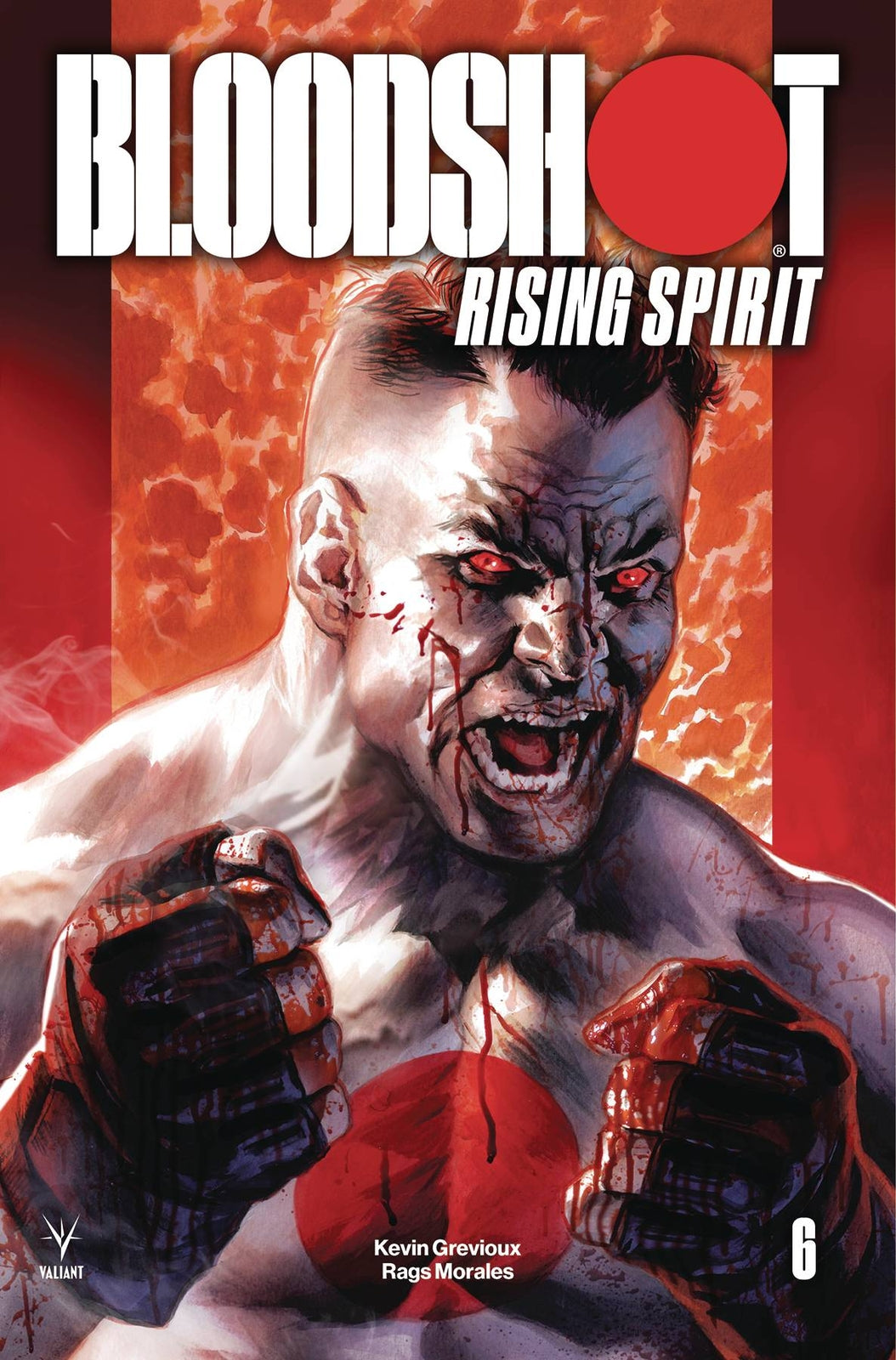 BLOODSHOT RISING SPIRIT #6 CVR A MASSAFERA VALIANT NM 1ST PRINT 2019