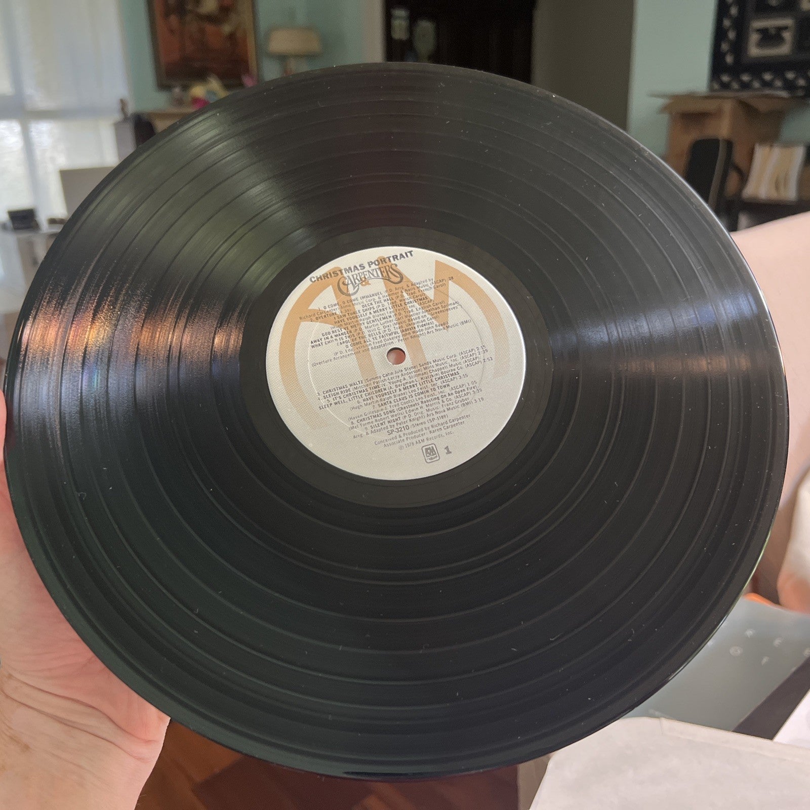 Carpenters Christmas Portrait 1978 Vinyl Album A&M Records Shrink Wrap in place