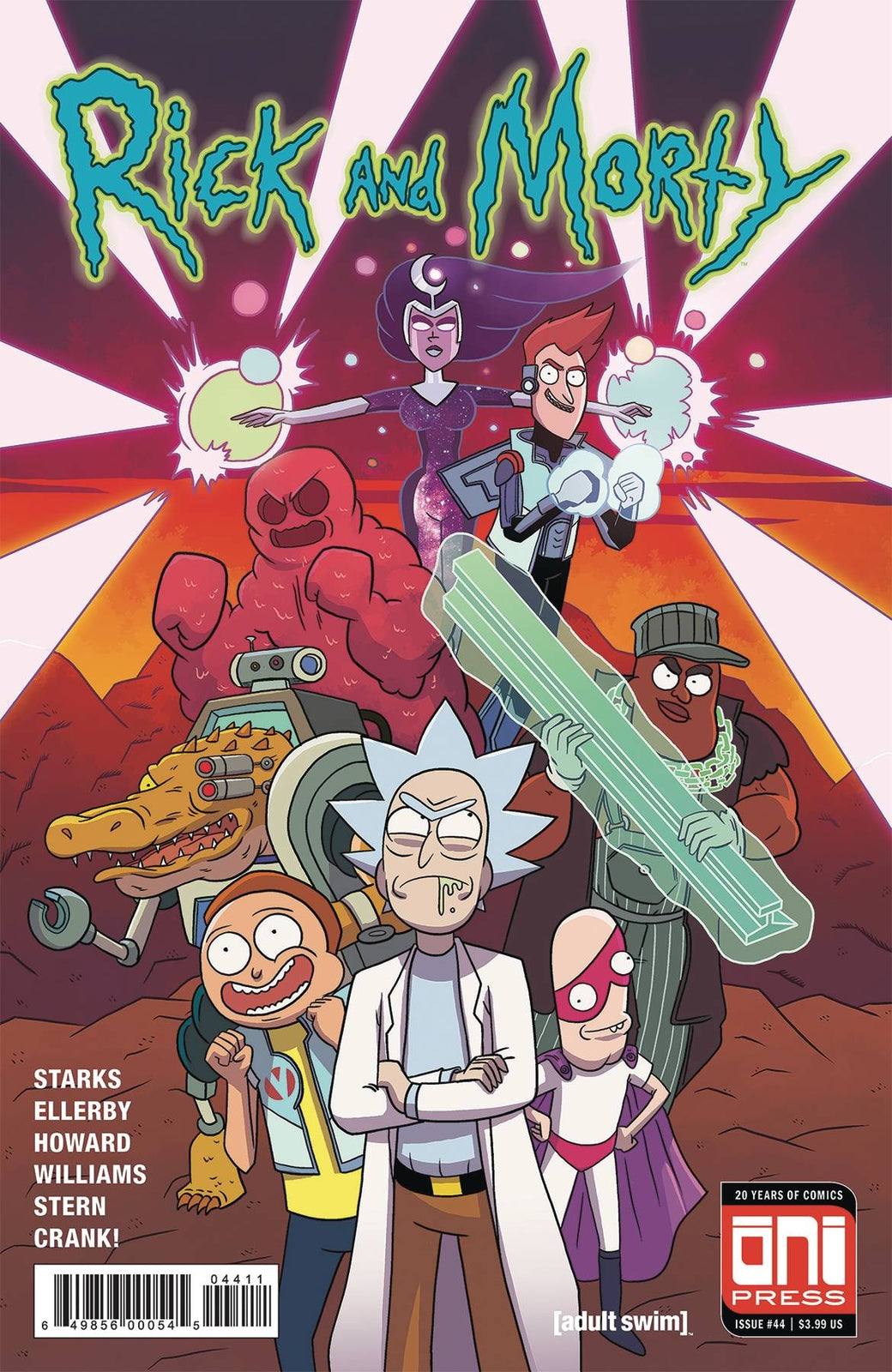 RICK & MORTY #44 COVER A ONI NM 1ST PRINT 2018