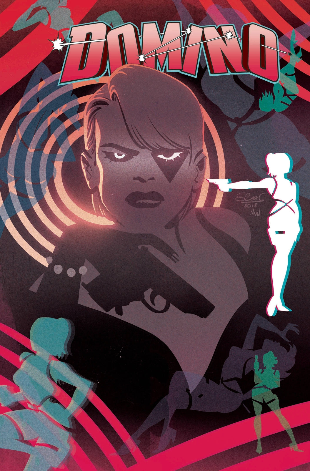 DOMINO #1 CHARRETIER VARIANT MARVEL NM