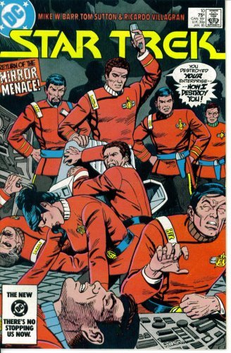 STAR TREK #10 : DOUBLE IMAGE DC COMICS MIKE W. BARR AND TOM SUTTON NM 1ST PRINT