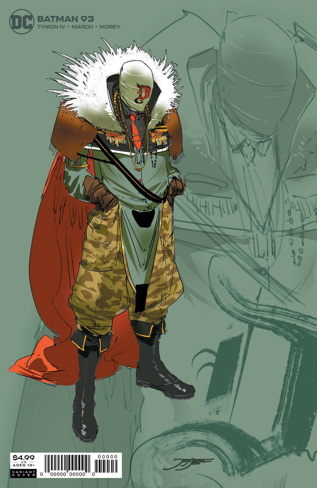 BATMAN #93 PUNCHLINE MAIN COVER VARIANT FRANCESCO MATTINA DC 2020 U PICK!