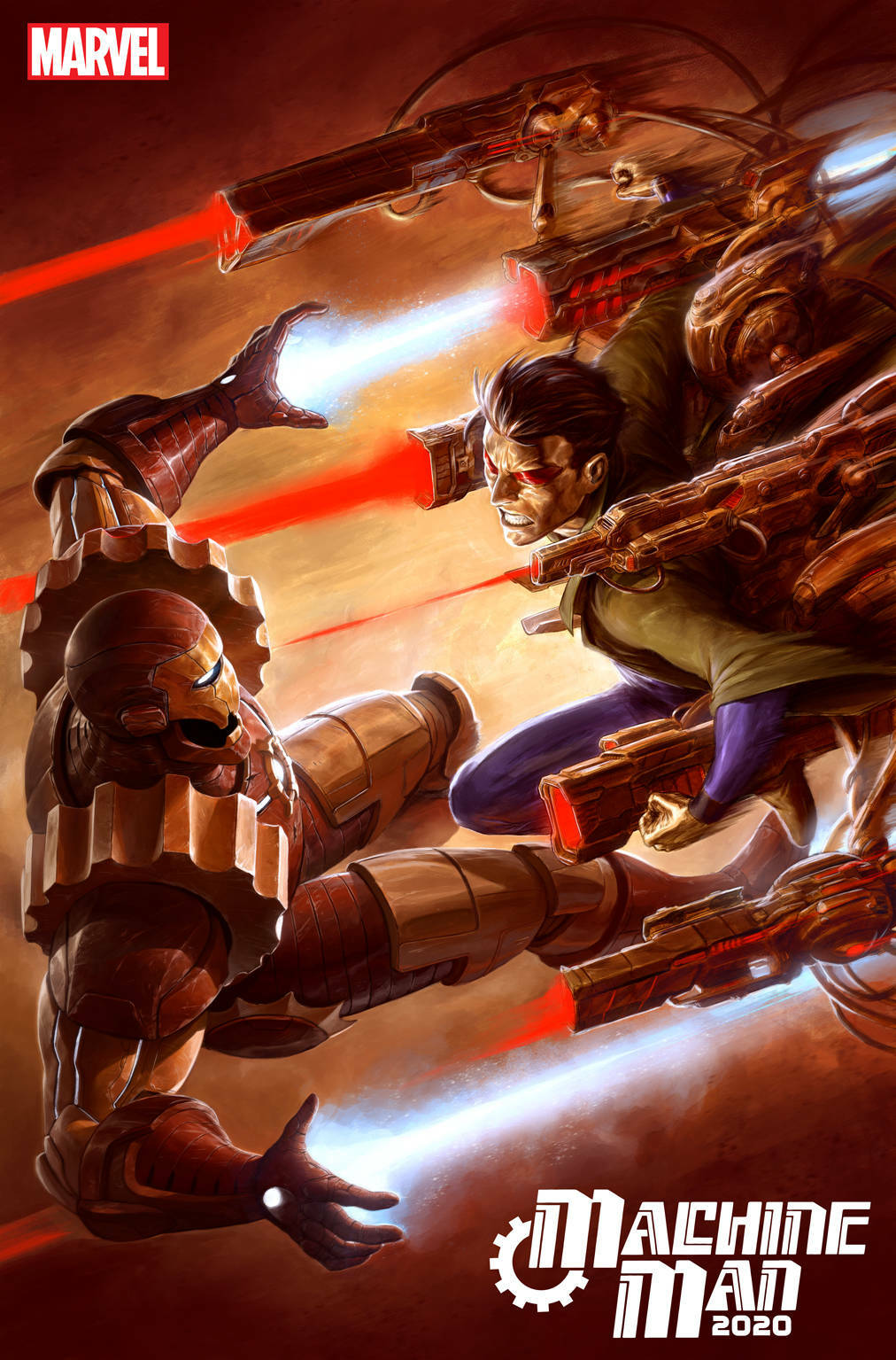 2020 MACHINE MAN #1 RAPOZA VARIANT MARVEL NM 1ST PRINT 2020