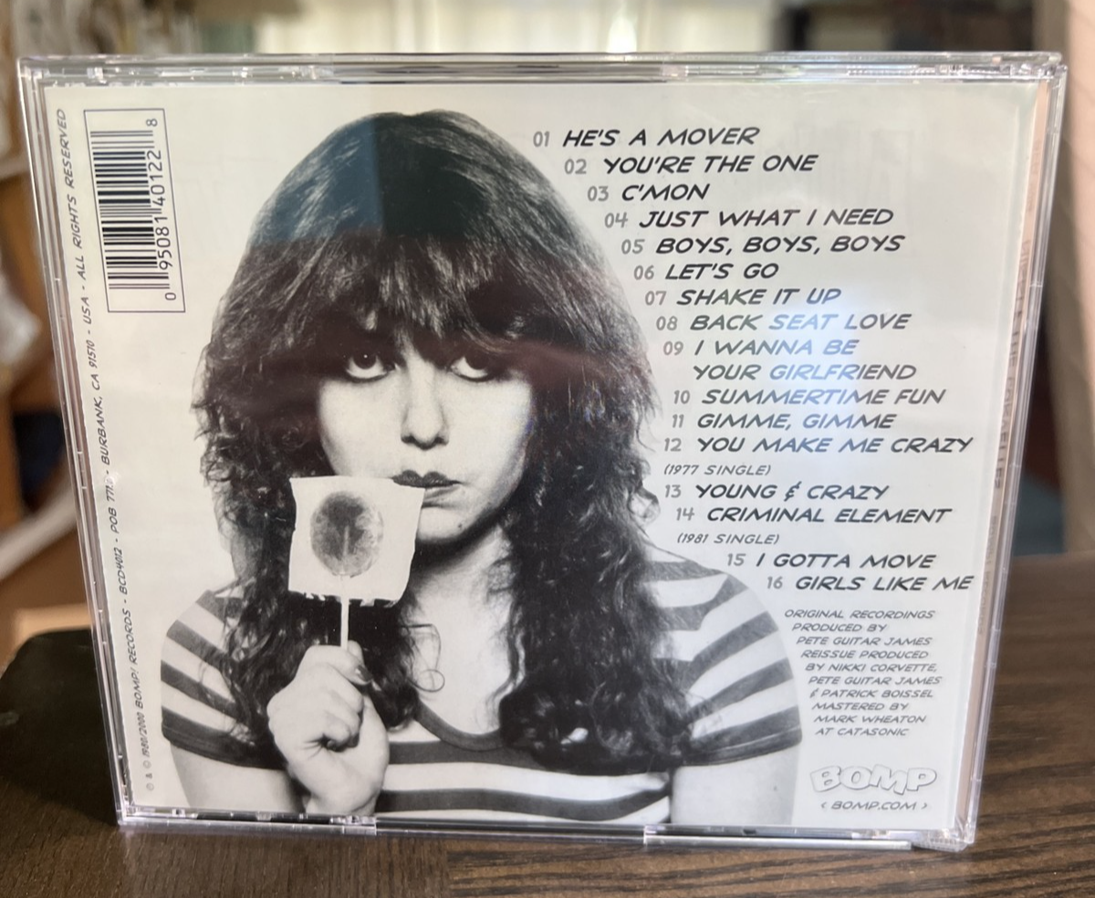Nikki and the Corvettes by Nikki & the Corvettes CD 2000 BOMP 16 SONGS!