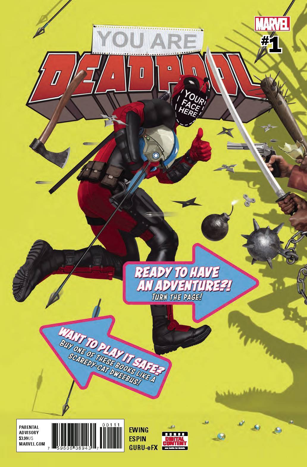 YOU ARE DEADPOOL #1 OF 5 MARVEL COMICS NM