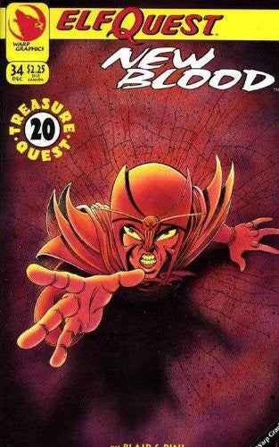 ELFQUEST: NEW BLOOD EDITION#34 WARP NM 1ST PRINT
