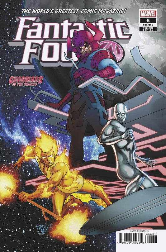 FANTASTIC FOUR #6 FERRY GOTG VARIANT MARVEL NM 1ST PRINT 2019