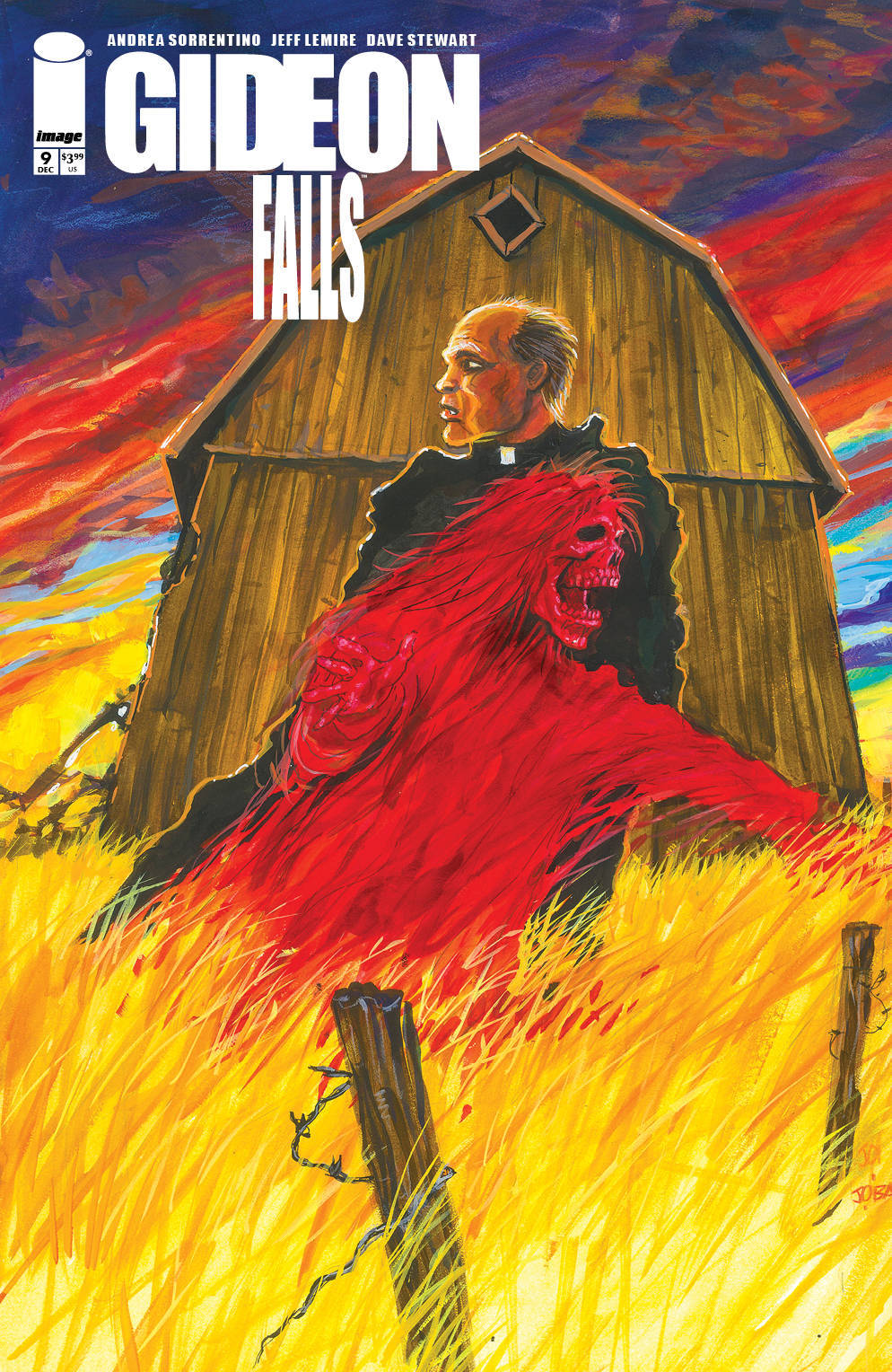 GIDEON FALLS #9 COVER B O BARR IMAGE COMICS NM 1ST PRINT 2019